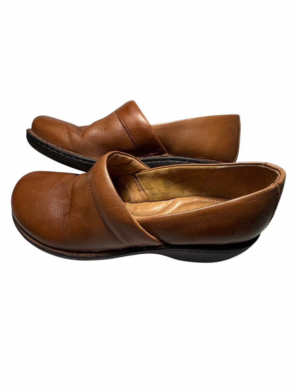 B.O.C Born Toby Duo Brown Leather Slip-On Loafers Womens 9.5 - Picture 3 of 15